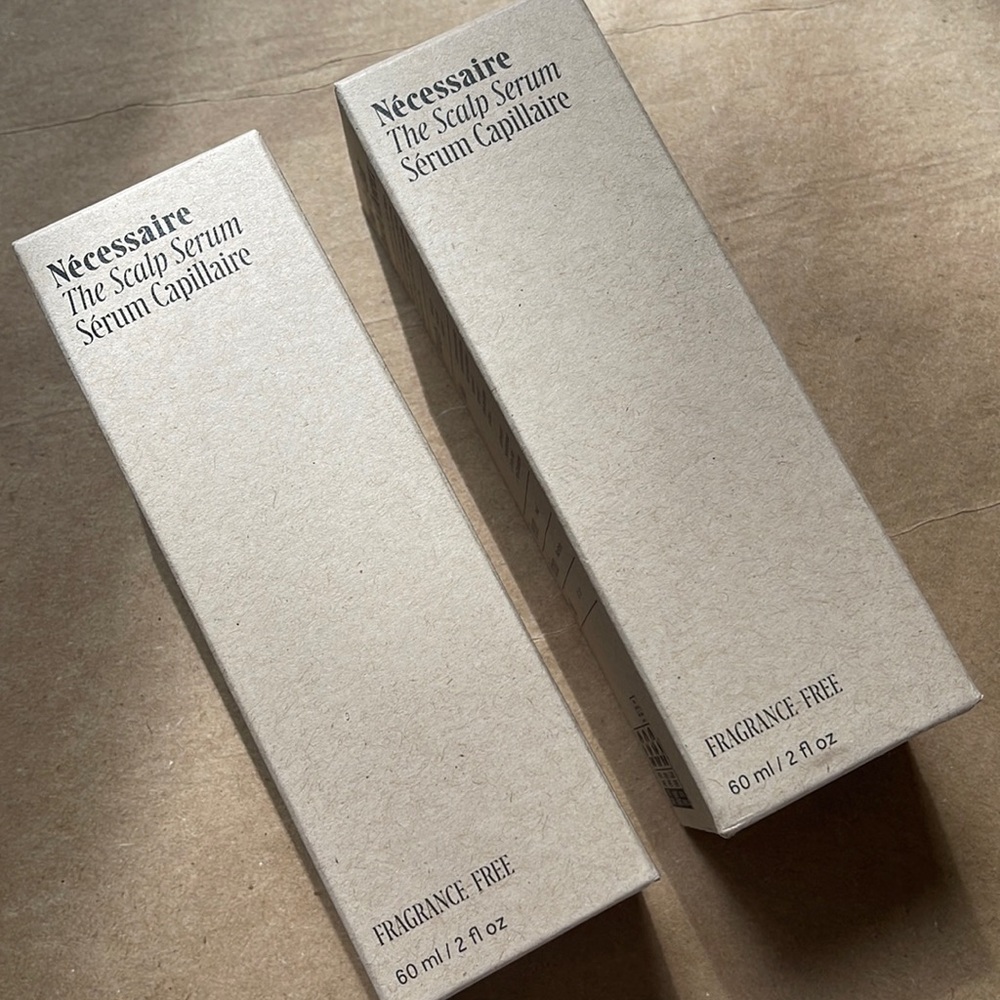 Necessaire The Scalp Serum 5% Biomimetic Peptide Blend Hair Growth bundle NEW!